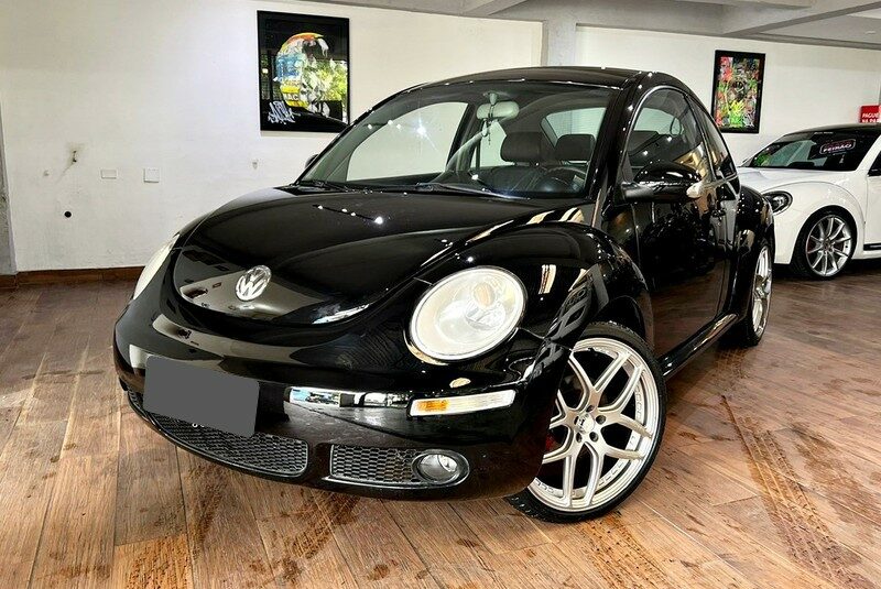 VOLKSWAGEN NEW BEETLE 2.0 MI 8V GASOLINA 2P MANUAL ANO 2008 COR PRETO