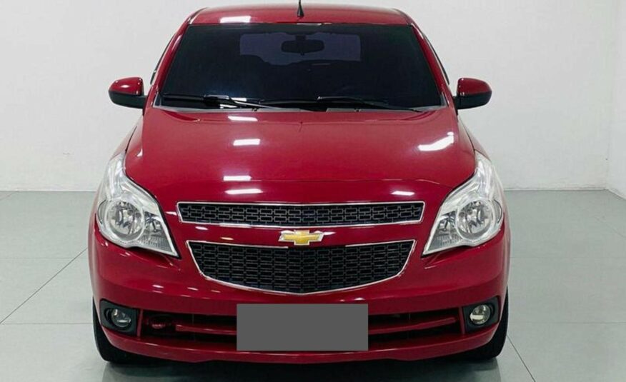 CHEVROLET AGILE 1.4 MPFI LTZ 8V FLEX 4P MANUAL  ANO 2014 COR VERMELHO