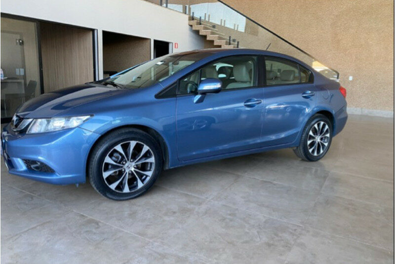 CIVIC 2.0 LXR 16V FLEX 4P AUTOMÁTICO ANO 2016 COR AZUL